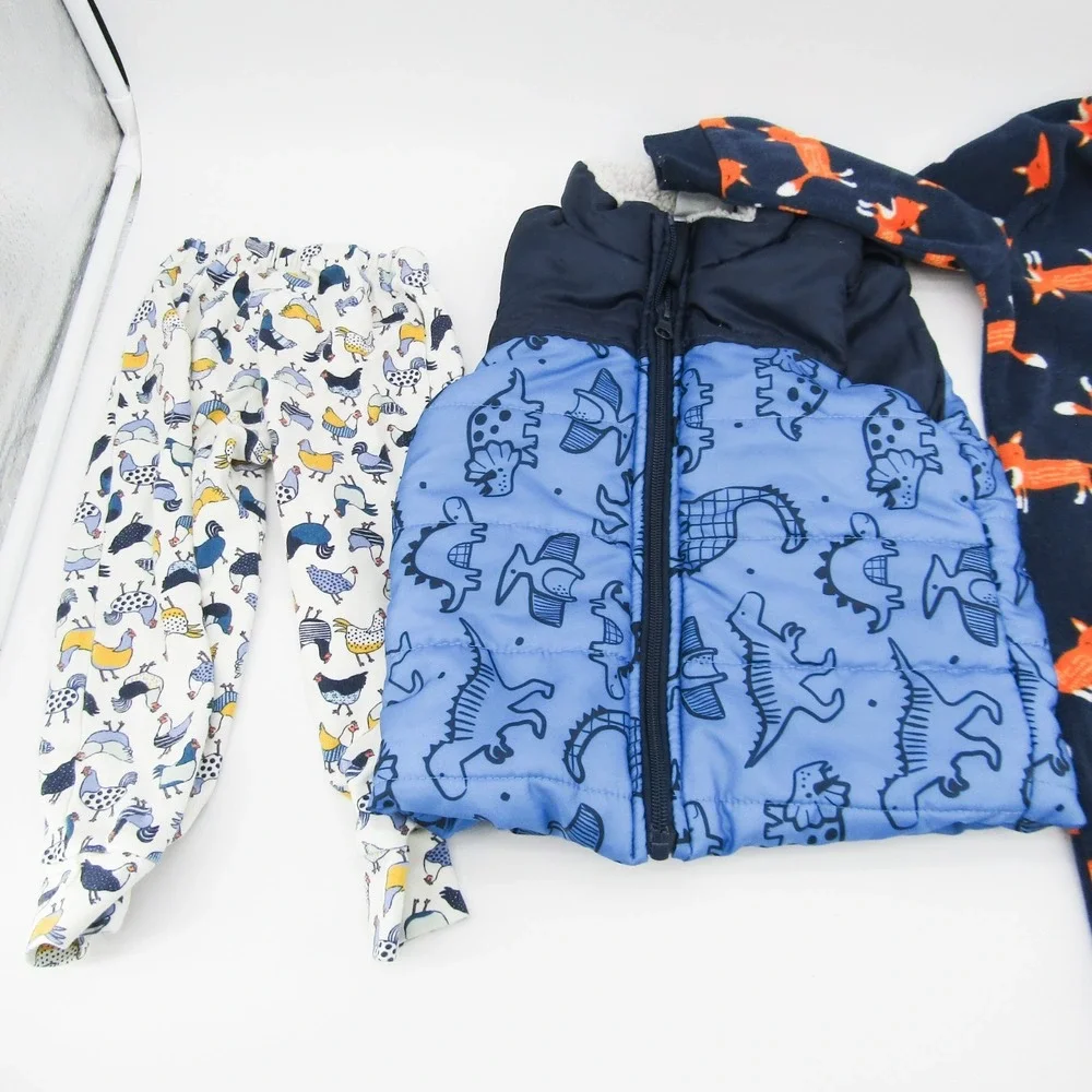 Lot Of 20 Mostly Carters Some Cat & Jack Mix Cotton Kids Clothes Gerber 18-24 m